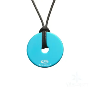 Médaillon Tesla bleu clair